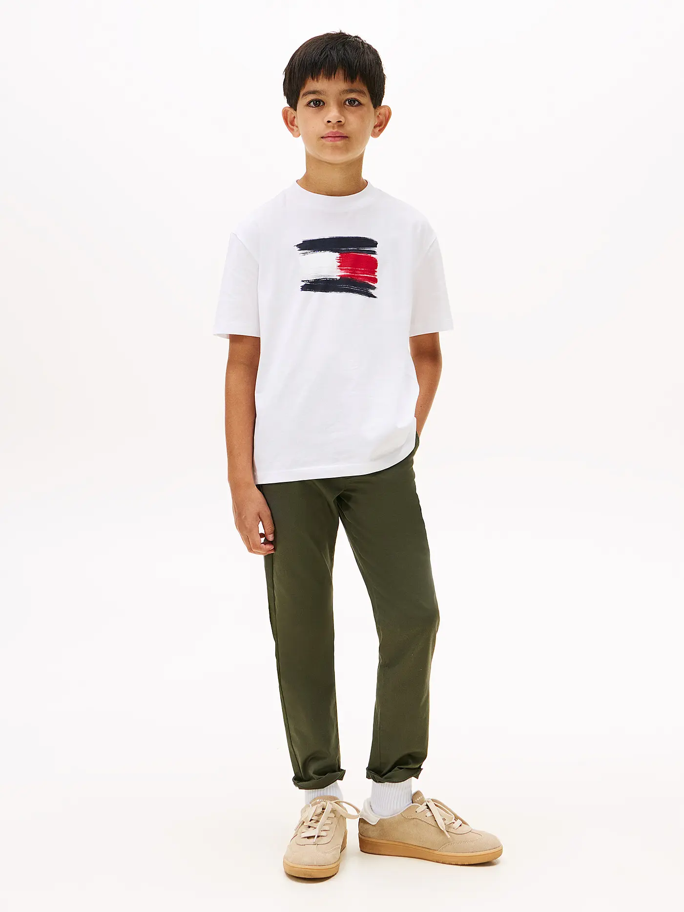 TOMMY HILFIGER | Jungen T-Shirt | weiss